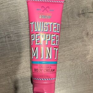 B&BW Twisted Peppermint Ultra Shea Body Cream - Pink